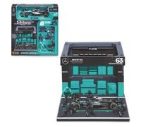 Bburago F1 Mercedes AMG W16 2025 Pit Pass Diorama George Russell 1:43 B18-38458R