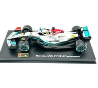 Bburago 1:43 F1 MB W13 E Performance 2022 With Helmet Hamilton
