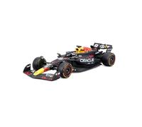 Bburago - F1 Red Bull Racing RB20#1 Verstappen with Helmet and Display Case, 1:43 Scale Diecast Model, Official 2024 Livery, Detailed Replica, Official Licence, Recommended Age 14+