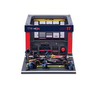 1:43 F1 RED BULL RACING RB20 2024 PIT PASS DIORAMA PEREZ