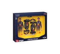 Bburago F1 Red Bull Racing RB20 2024 Two Pack Verstappen And Perez 1:43 Scale Model Set