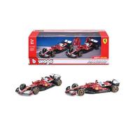 Bburago F1 Team Ferrari #16 Leclerc & #44 Hamilton '25 Model Car Formula 1 Scale 1:43 Die-Cast Faithful Collectible Car, Ages 3 (18-36839-2-25)
