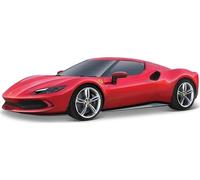Bburago Ferrari 296 GTB R&P - Realistic 1:43 Scale Model Car, Officially Licensed by Ferrari, Recommended Age 3+ Years