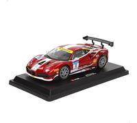 BBurago Die-cast Model Car Ferrari 488 Challenge 1:24 2017 #11 Red 18-26308