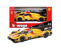 Bburago - Ferrari 499P 24H LE MANS Champion 2025#83, 1:43 Scale Diecast Car, Detailed Replica of the Le Mans Winner, Officially Licensed by Ferrari, Recommended Age 3+ Years
