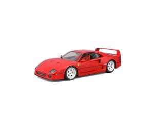 Bburago - Ferrari F40 R&P, 1:18 Scale Model, Age 3+ | Ferrari F40 1:18 Scale Model Car, Detailed Replica with Opening Doors, Officially Licensed by Ferrari, Age 3+