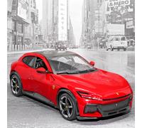 Bburago Ferrari Purosangue Red 1:24 Scale Die-cast Metal Model Toy Miniature Car