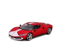 1:18 BURAGO Ferrari 296 Gtb Assetto Fiorano 2022 Red Silver BU16017R Model