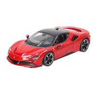Ferrari SF90 Stradale Red with Black Top 1/24 Diecast Model Car by Bburago 26028