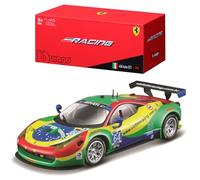 Bburago 1:43 Ferrari 458 Italia GT3 Diecast Metal Model Car Acrylic Cover+Base