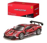 Bburago 1:43 Ferrari 488 Challenge EVO 2020 Diecast Model Car Acrylic Cover+Base