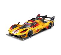 Bburago FERRARI RACING 499P LE MANS HYPERCAR(2024) AF CORSE #83 - DELUXE HARD CASE - 1:43 Scale - Incredibly Detailed Die-Cast Replica Collectible Race Car Model, Multiple Colours