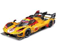 Bburago FERRARI RACING 499P LE MANS HYPERCAR(2024) AF CORSE #83 - DELUXE HARD CASE - 1:43 Scale - Incredibly Detailed Die-Cast Replica Collectible Race Car Model
