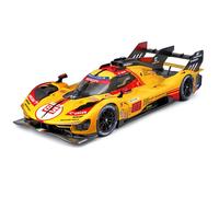 Bburago FERRARI RACING 499P LE MANS HYPERCAR(2024) AF CORSE #83 - DELUXE HARD CASE - 1:43 Scale - Incredibly Detailed Die-Cast Replica Collectible Race Car Model