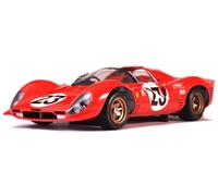 Bburago FERRARI RACING KIT DAYTONA 330 P4 1967-1:24 Scale - Build an Exceptionally Detailed Die-Cast Race Car, Red