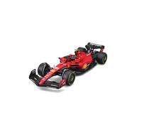 Bburago FERRARI SF-23 Formual 1 Race Car -Sainz with Helmet - 1:18 Scale - Incredibly Detailed Die-Cast Replica F1 Car