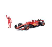 Bburago - Ferrari SF-24 Leclerc, Modello Scala 1:24, Figure Pilota Leclerc #16 1