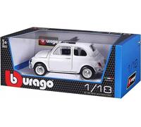 Bburago - Fiat 500L 1968 1/18 White BURAGO 18-12035