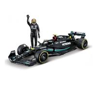 Bburago Formula 1 F1 Mercedes AMG Petronas W14 (2023) - Hamilton - 1:24 Scale - Incredibly Detailed Die-Cast Collectible Replica Race Car