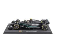 Bburago F1 Mercedes Benz W14 2023 With Hamilton Helmet 1:24 Scale Collectible Model