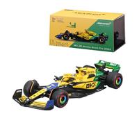 F1 McLAREN MCL38 2024 Monaco GP Livrea Senna 30th Anniversary - Formula 1 - LANDO NORRIS 4 with Helmet - Scale 1:43 12 cm - Bburago 18-38215-N