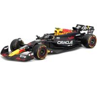 Bburago Formula 1 Oracle Red Bull Racing RB20 (2024): 1:43 Scale Model Car by Driver #11 Sergio Pérez, Window Box, 12.5 cm, Black (18-38097P)