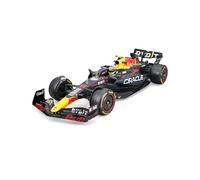 Bburago Formula 1 RED Bull RB19 - Perez with Helmet 2022-1:18 Scale - Incredibly Detailed Die-Cast Replica Collectible F1 Race Car Model