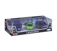 Bburago - Gift Pack 3 Lamborghini Cars 1:43, Officially Licensed Diecast Model Set, Centenario, Aventador, Urus, Countach, Scale Collectible Vehicles, Recommended Age 36+ Months