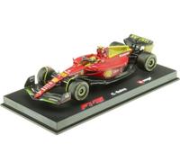 Bburago 36831SY-MONZA Collectible Miniature Car, Red/Yellow