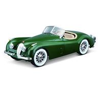 Bburago-Jaguar XK 120 Roadster (1951) 1:24 Scale in Green (18-22018G)