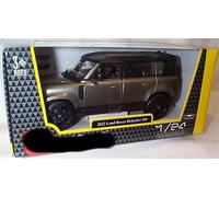 Bburago LAND R0VER Defender 110 2022 Light Met Green car 1.24 scale diecast model