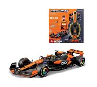 Bburago Model Kit McLaren MCL38 (2024) #4 Norris 1:24 Scale, 42-Piece Assembly Kit, Detailed F1 Replica with Official Licence
