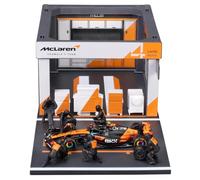 Bburago 1:43 McLaren MCL39 2025 Pit Pass Diorama Lando Norris Model Car