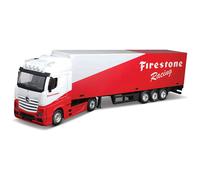 1:43 STREET FIRE HAULERS WITH TRAILER - M-B ACTROS GIGASPACE FIRESTONE