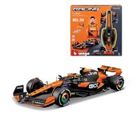 Bburago Model Kit McLaren MCL38 (2024) #4 Norris 1:24 Scale, 42-Piece Assembly Kit, Detailed F1 Replica with Official Licence