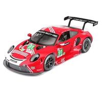 BBURAGO MODEL PORSCHE 911 RSR LM 2020 - WHITE/RED 1:24