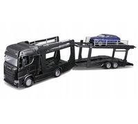 BBURAGO MODEL STREET FIRE MULTICAR CARRIER SCANIA 770 S FRONT TRAILER + LAMBORGH