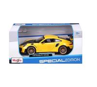 Porsche 911 GT2 RS Turbo Yellow 991 Detailed Maisto Diecast 1:24 Scale Model Car