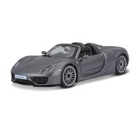 Bburago Porsche 918 Spyder Metal Car Grey (18-21076GY)