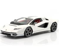 1:24 BURAGO Lamborghini Countach Lp 800-4 2021 Bianco Siderale White BU21102W Mo