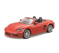 Porsche 718 Boxster Convertible Blue 1:24 Diecast Scale Model Car Burago 21078