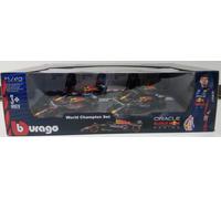 RED BULL RACING Set of 4 Formula 1 F1 2021-2023 Car Models - VERSTAPPEN - Scale 1:43 12 cm - BBurago 38092V