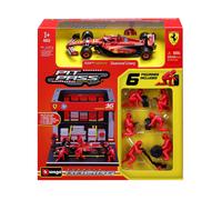 BBurago 1:43 Scale Model Ferrari SF-24 (2024) with Helmet - Leclerc #16