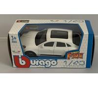 Bburago Street Fire 1:43 Scale Porsche Macan in White Car Model Replica
