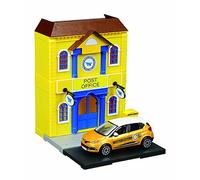 Bburago STREET FIRE BBURAGO CITY POST OFFICE Playset with Renault Captur Die-Cast Truck - 1:43 Scale