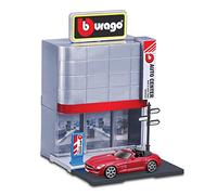 Bburago STREET FIRE CITY CAR DEALER Playset with incl. 1 car