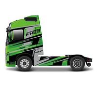 Bburago STREET FIRE HAULERS CUSTOM CABS Die-Cast Truck - VOLVO FH16 GLOBETROTTER 750 XXL 1:43 Scale - Collectible Toy
