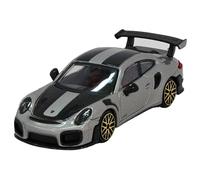 Bburago Street Fire Porsche 911 GT2 RS Silver 1:43 Scale Diecast Car