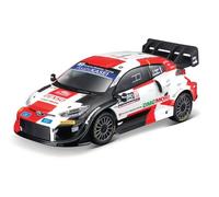 Bburago TOYOTA WRC YARIS GAZOO RACING (2022) - 1:43 Scale - Incredibly Detailed Die-Cast Replica Collectible Race Car Model, Multiple Colours