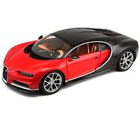 BBURAGO Véhicule Bburago en métal Bugatti Chiron rouge a l'échelle 1/18eme